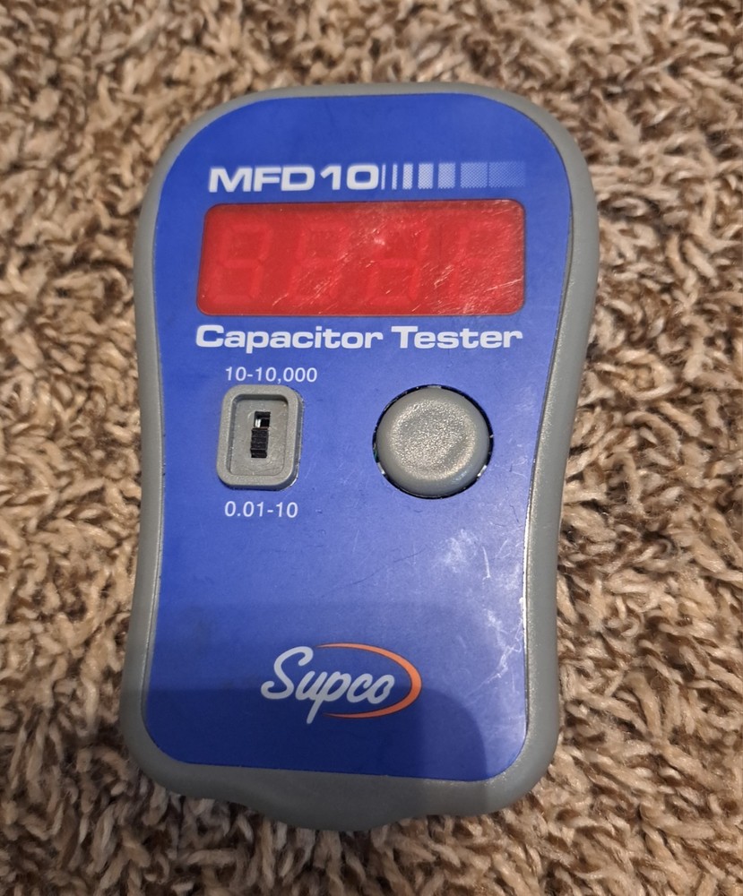 Supco MFD10 Digital Capacitor Meter Capacitance Tester Genuine USA Made