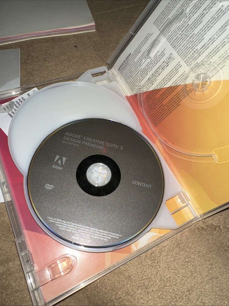 Adobe Creative Suite 3 Design Premium Macintosh OS w/ Serial Key