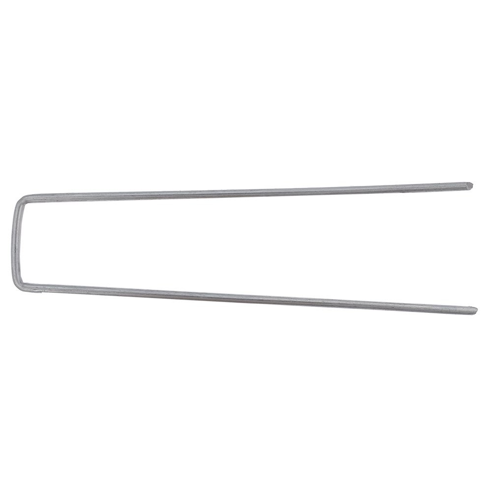 NEW 100PCS 6-Inch Landscape Staples Sod Staples Garden Stakes Square Pins Sturdy