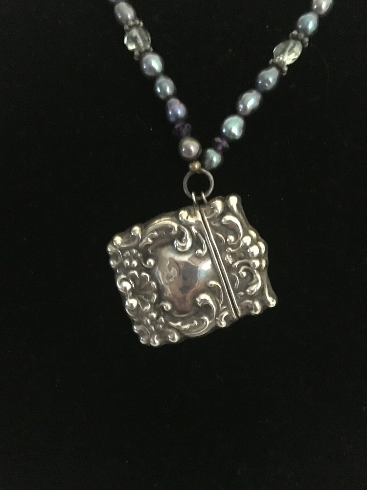 Awesome Sterling Silver Stamp Safe Necklace