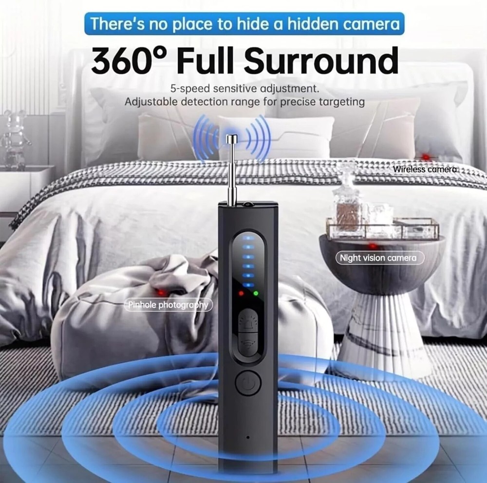 Hidden Camera Detector, Camera Detector, Anti Spy, GPS Tracker Detector, Portabl