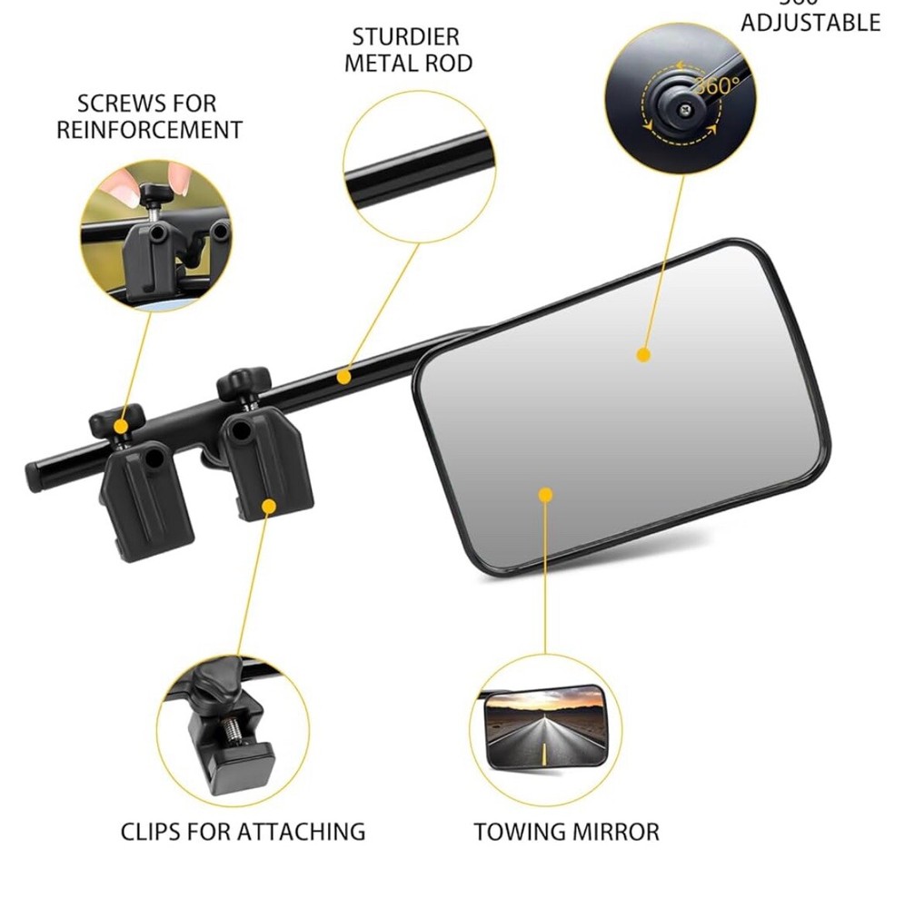 Ellunyo Clip On Mirror pair