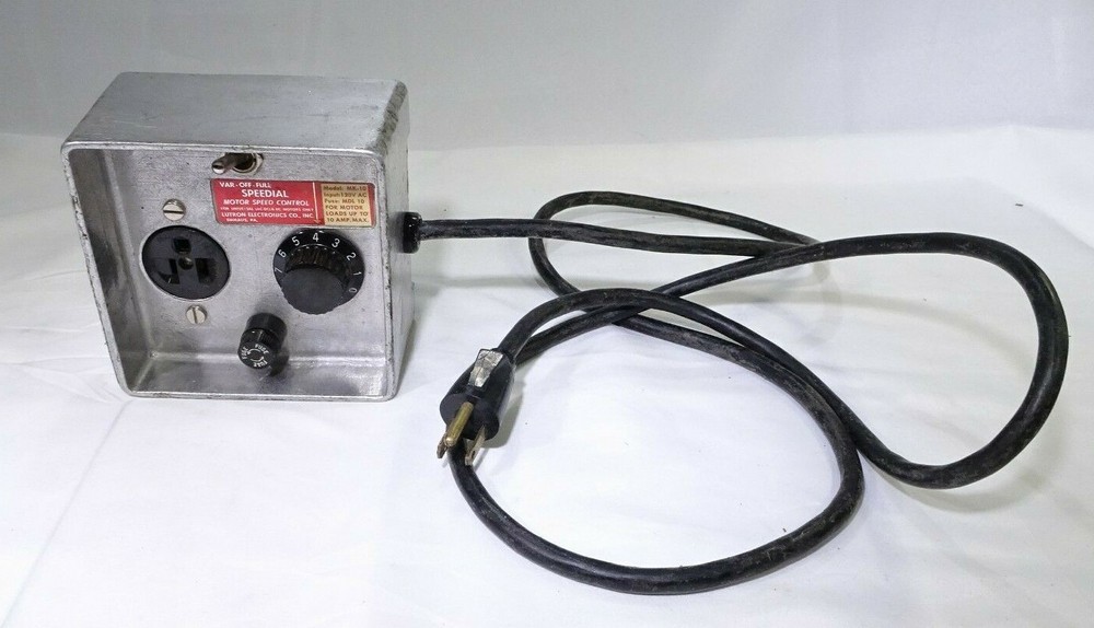 Lutron Electronics Speedial Motor Speed Control Model MK-10 CA