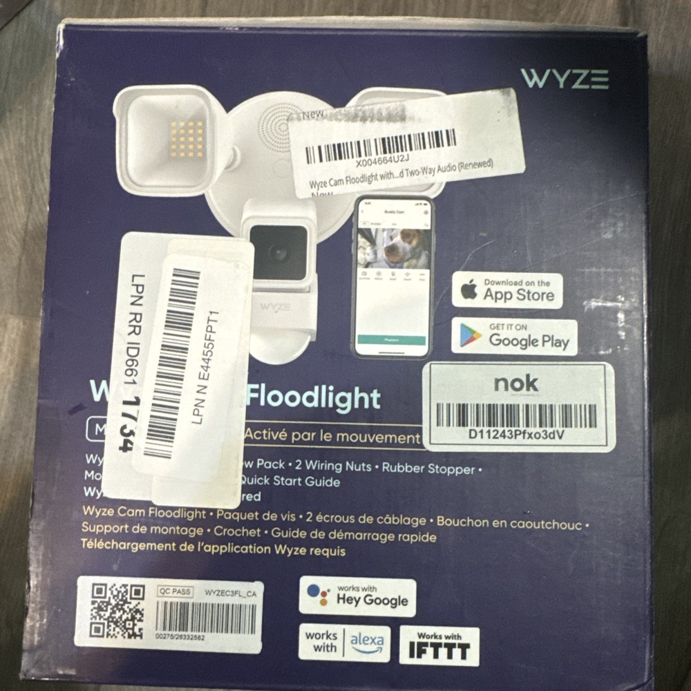 Wyze Cam Floodlight Model#Wyzec3fl_ca