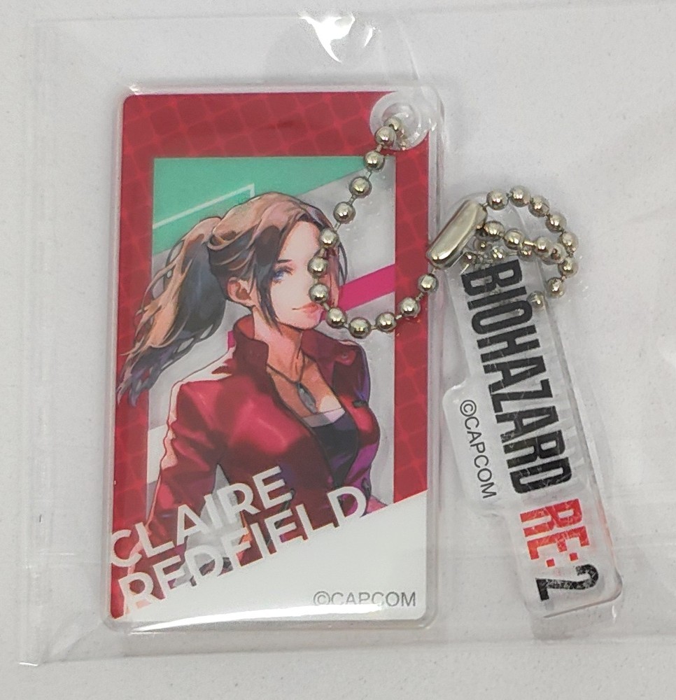 Biohazard Resident Evil Claire Acrylic Keychain ALL CAPCOM Artworks Capcom Store