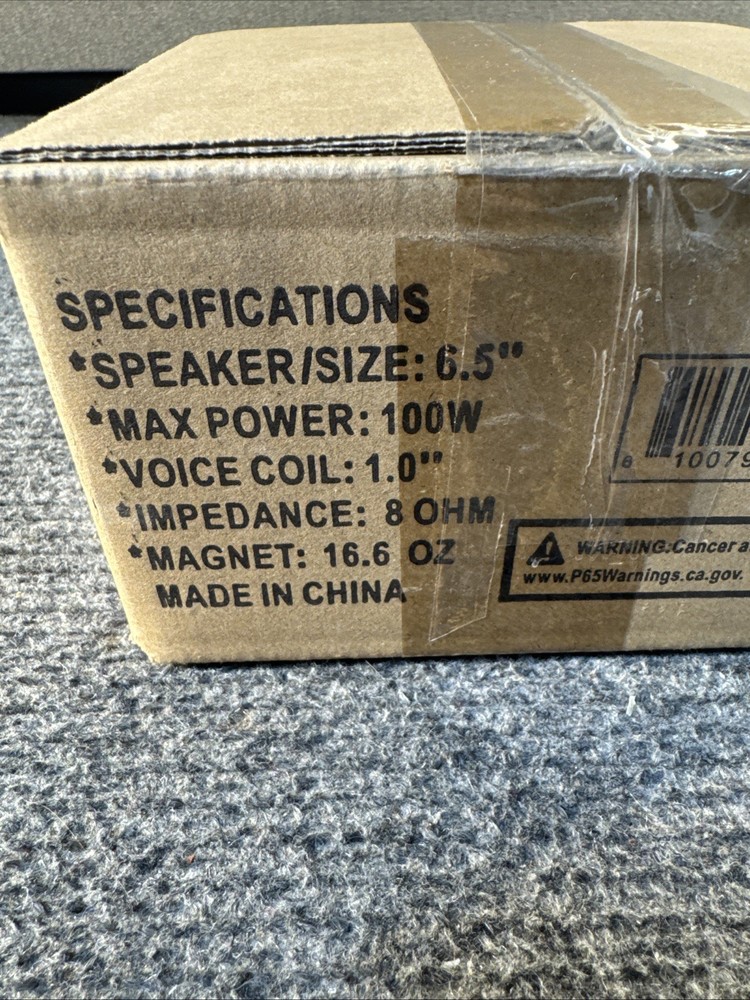 Multicomp Pro 55-2970 Woofer, 6.5”, 100W