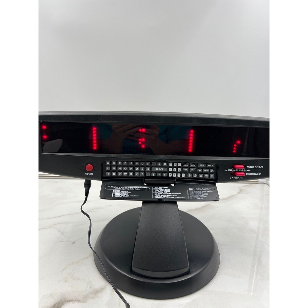 Be-Boppin Boogie Lights Programmable Message Light Vintage LED Scrolling Sign