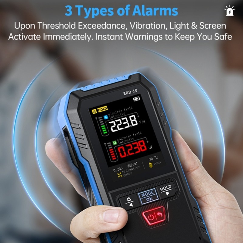 Professional Electromagnetic Radiation Detectors Rechargeable For Environmental