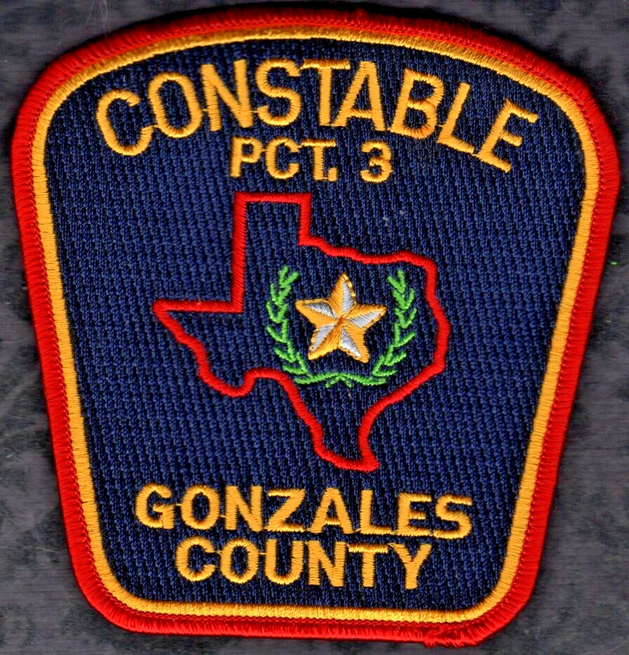 Gonzales County Texas Constable PCT 3 Shoulder Patch