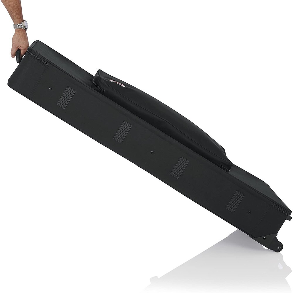Gator Cases Lightweight 76-Note Keyboard Case with Pull Handle and Wheels