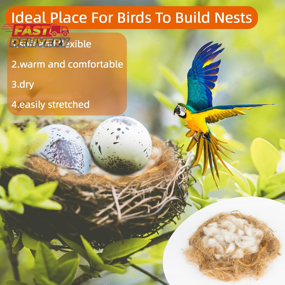 Sukh Bird Nesting Material - Bird Nests Bedding Hummingbird Nesting Material Mix