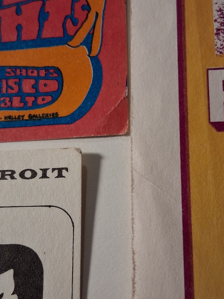 STEVE MILLER BAND,BLOSSOM,BIG SHOW PINNACLE SHRINE,CHARLATANS VINTAGE HAND BILLS