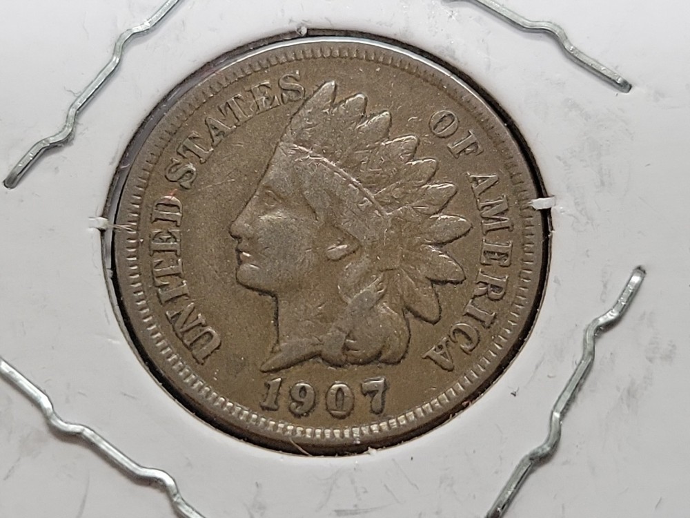1907 Indian Head One Cent Penny 1C