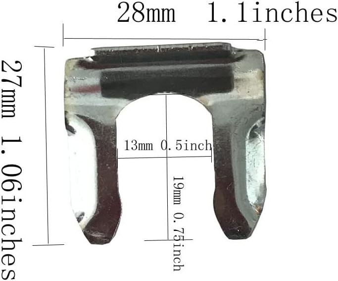 8PCS Metal Brake Cable Flex Line Clips Retainers Bracket Replacement U Shaped...