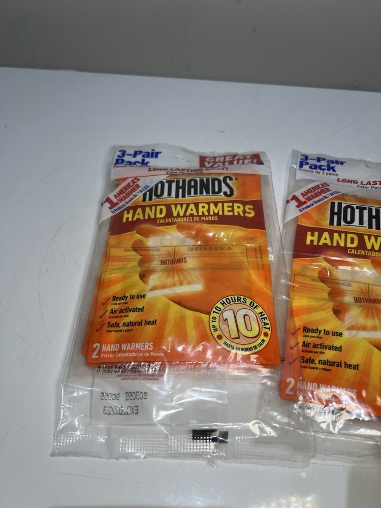 NEW HotHands Hand Warmers 6 Pair Value Pack