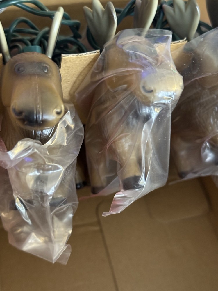Rare Rivers Edge Moose Light Set String Lights