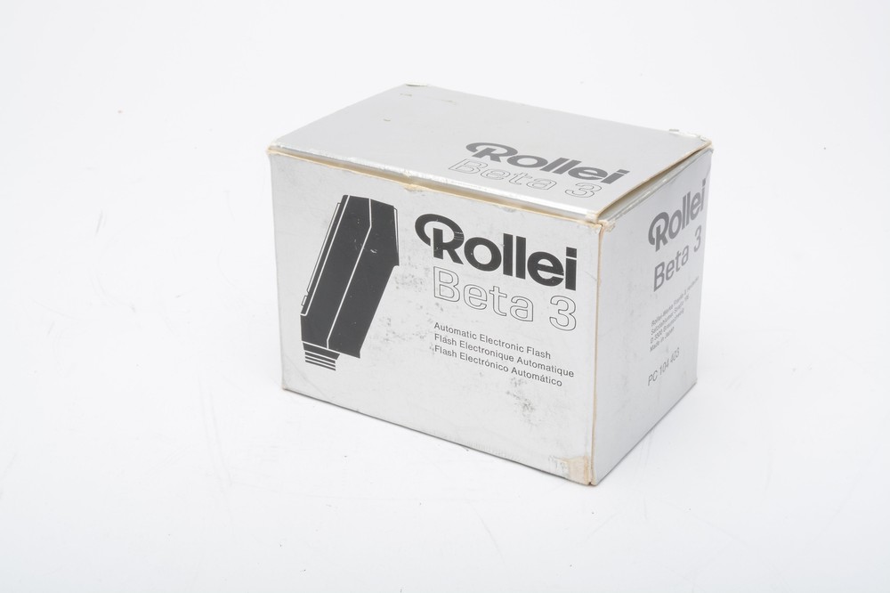Rollei Beta 3 compact electronic flash, Mint- Condition