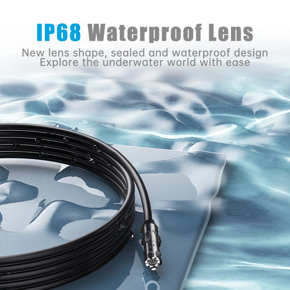 Direct Plug To iPhone iOS Borescope Endoscope Snake Inspection Camera Waterproof