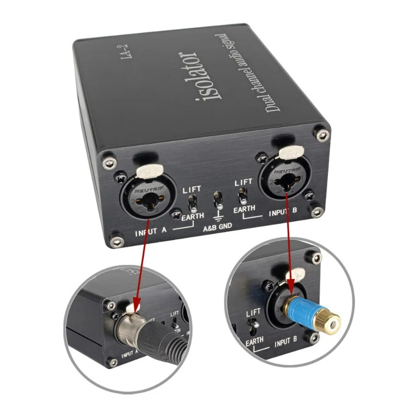 Audio Isolator Eliminates Sound Current Acoustic Noise Interference Eliminator