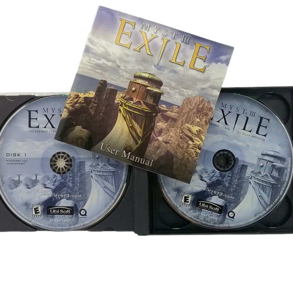 MYST III Exile PC CD-ROM 2001 Ubisoft