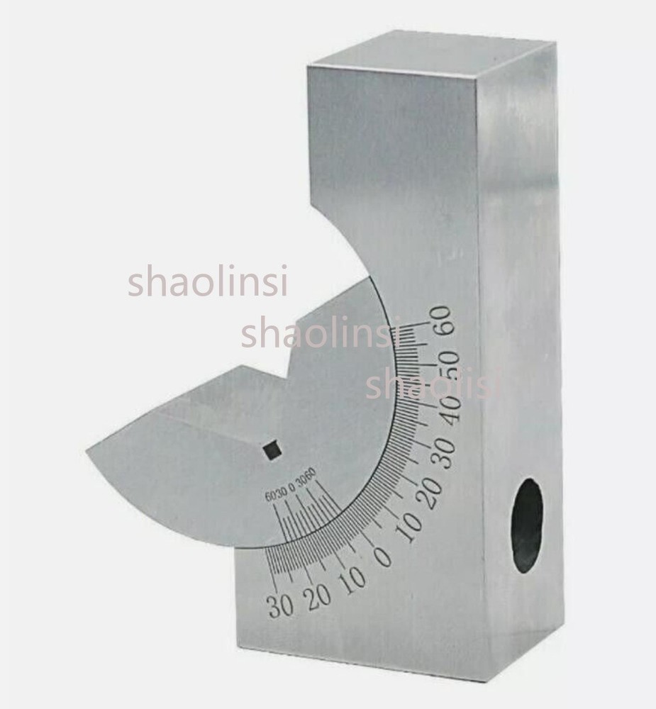 1pc AP25 Precision Gauge Micro Adjustable Angle V Block 0 to 60 Degree Angle