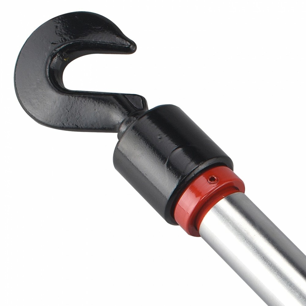 10 Ton Pull Back Ram Porta Power Hydraulic Puller Ram w/Hooks 26" Long 5" Pull