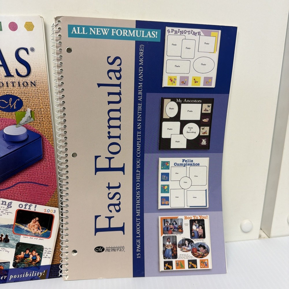 5 Creative Memories Fast Formulas - Layout Methods Ideas Spiral