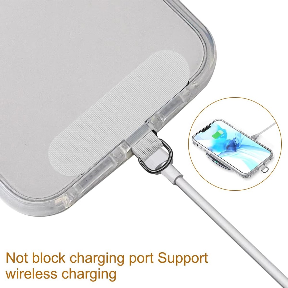 Phone Tether Tab, 3 Pcs Cell Lanyard Patch Compatible with iPhone...