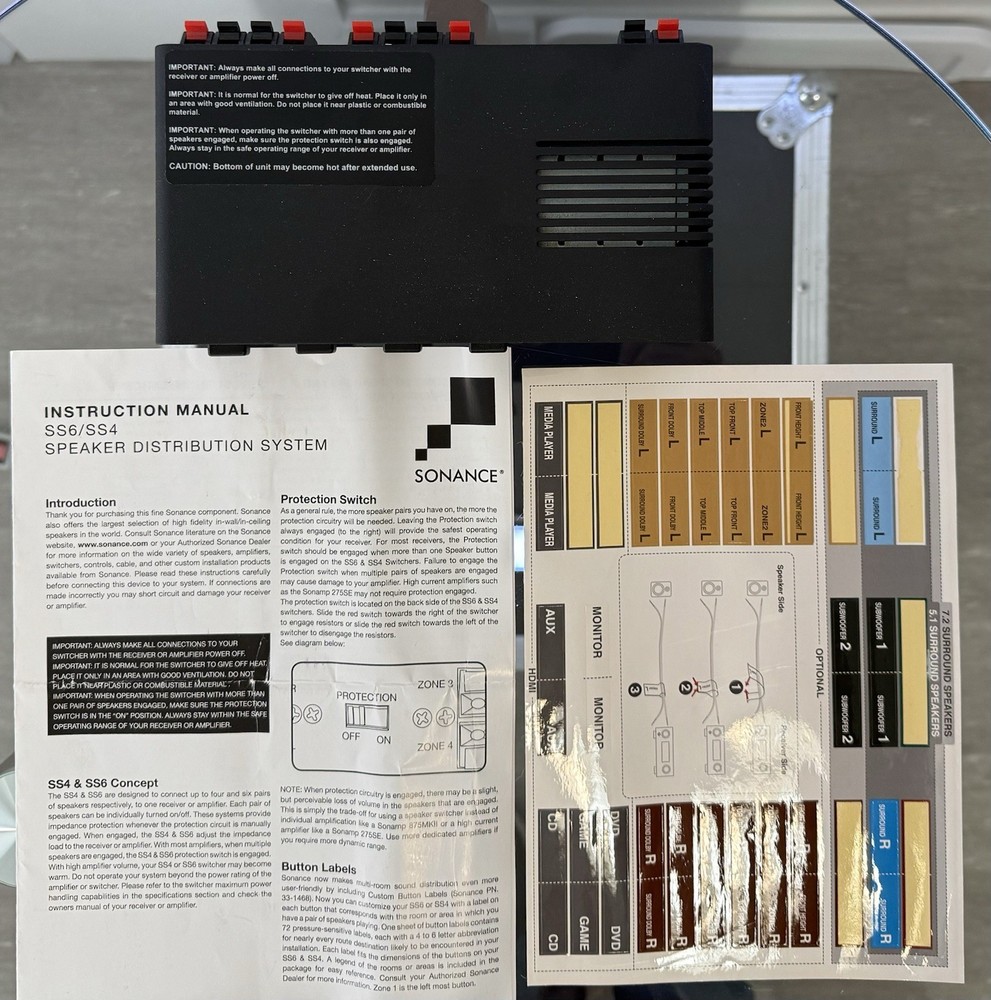 Sonace Speaker Selector Module