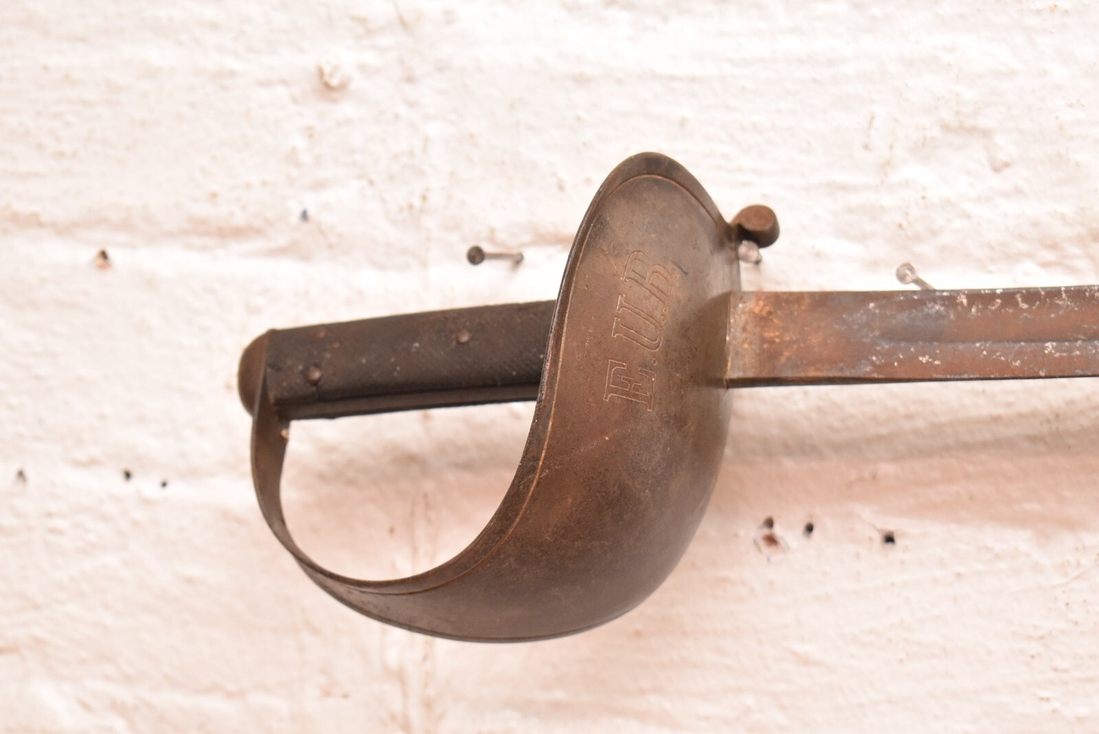 ANTIQUE 19TH C. BRAZILIAN M1880 CAVALRY SWORD WW1 SOLINGEN GERMAN MADE E.U.B.=