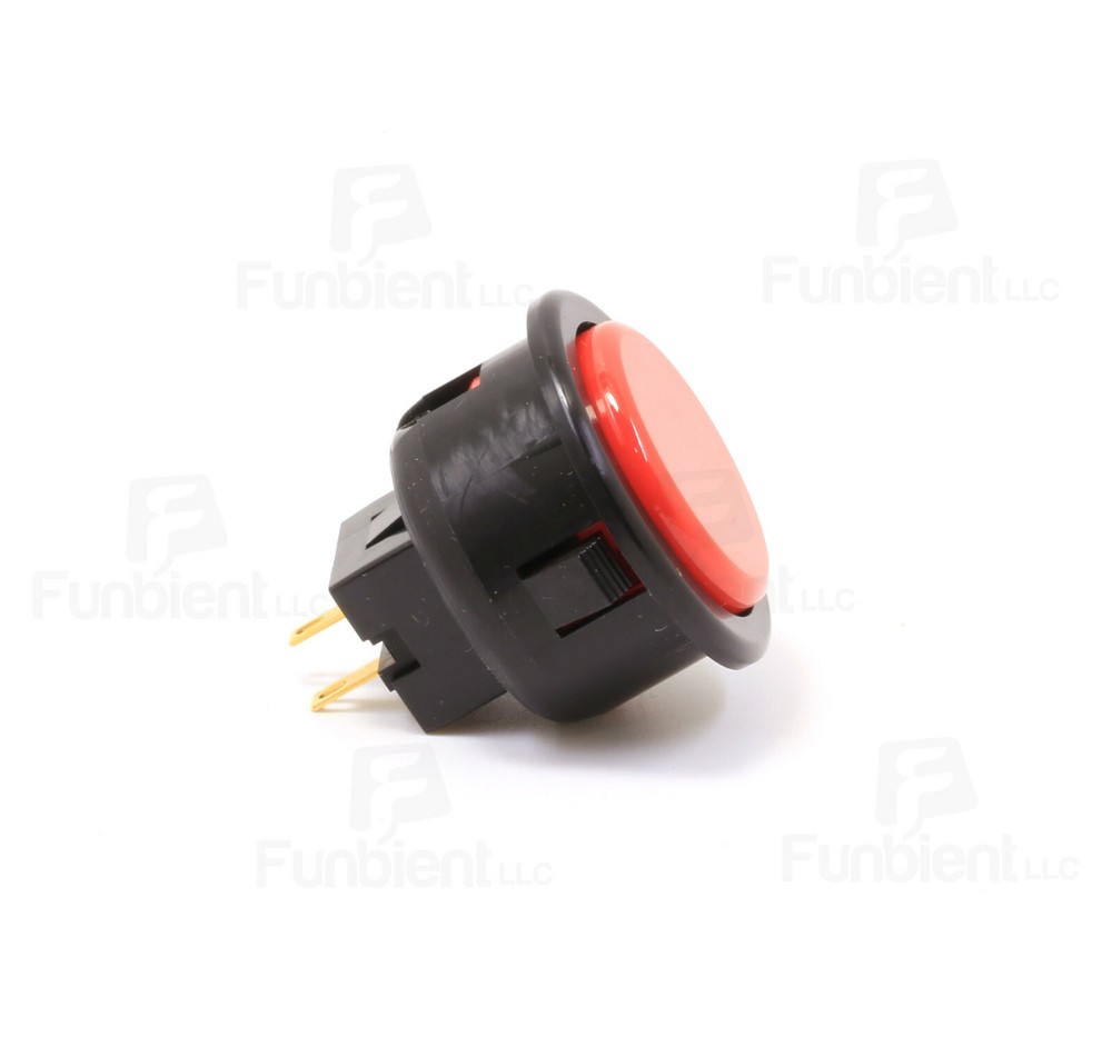SEIMITSU Original PS-14-G Black Rim Red Push Button JAMMA guitar killswitch