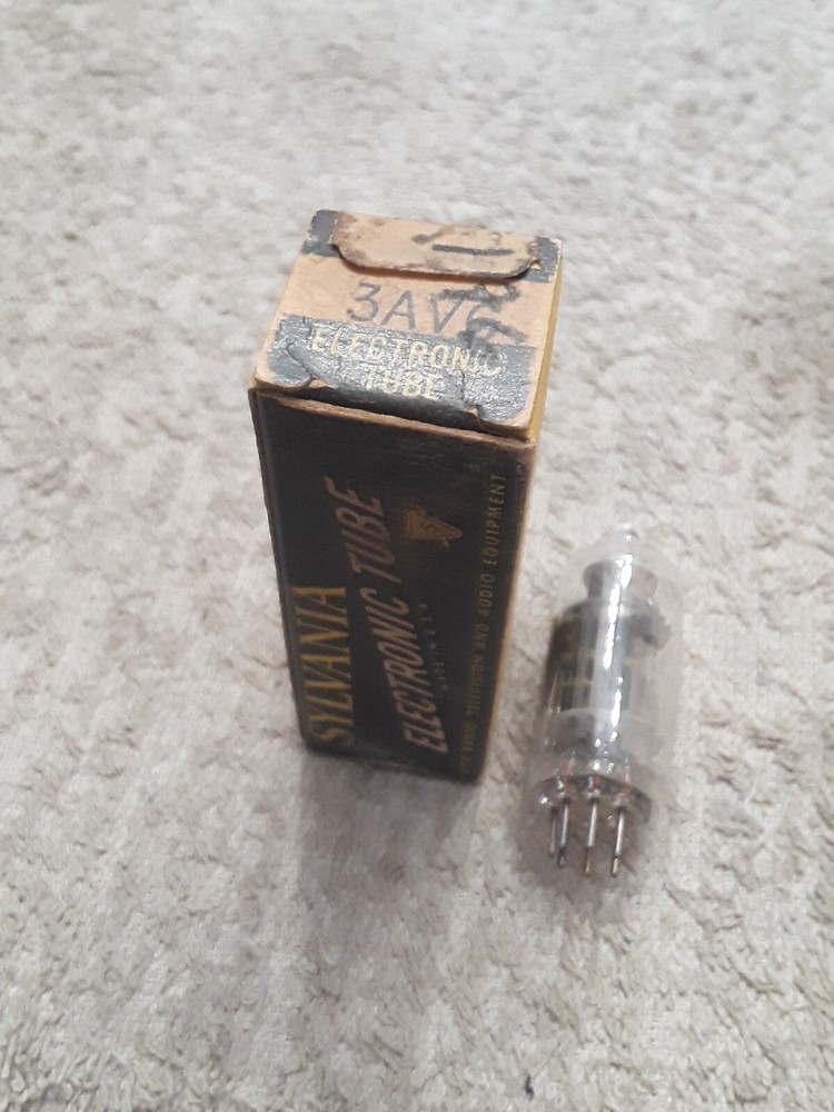 NOS Sylvania 3AV6 Vacuum tube