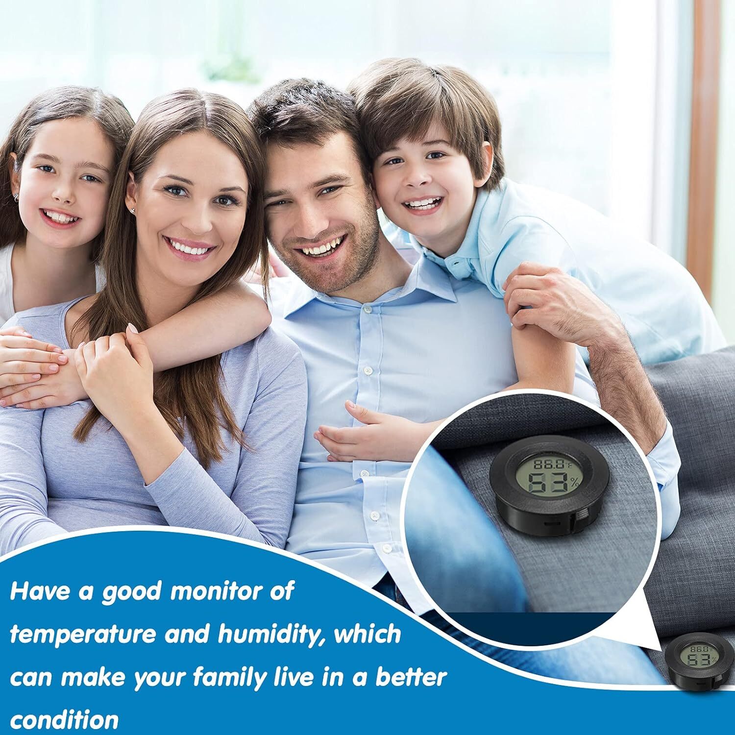 5/10/15/20 Pcs Mini Hygrometer Thermometer Digital Humidity Temperature Gauge