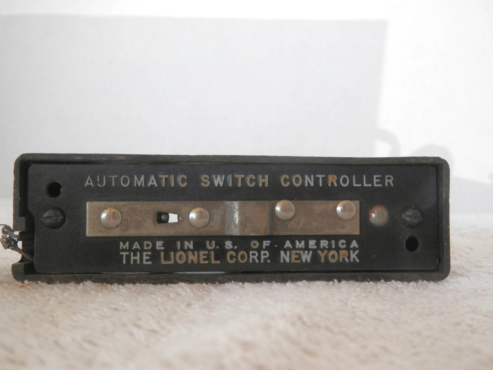 Vintage Black Lionel Automatic Switch Controller READ DESC