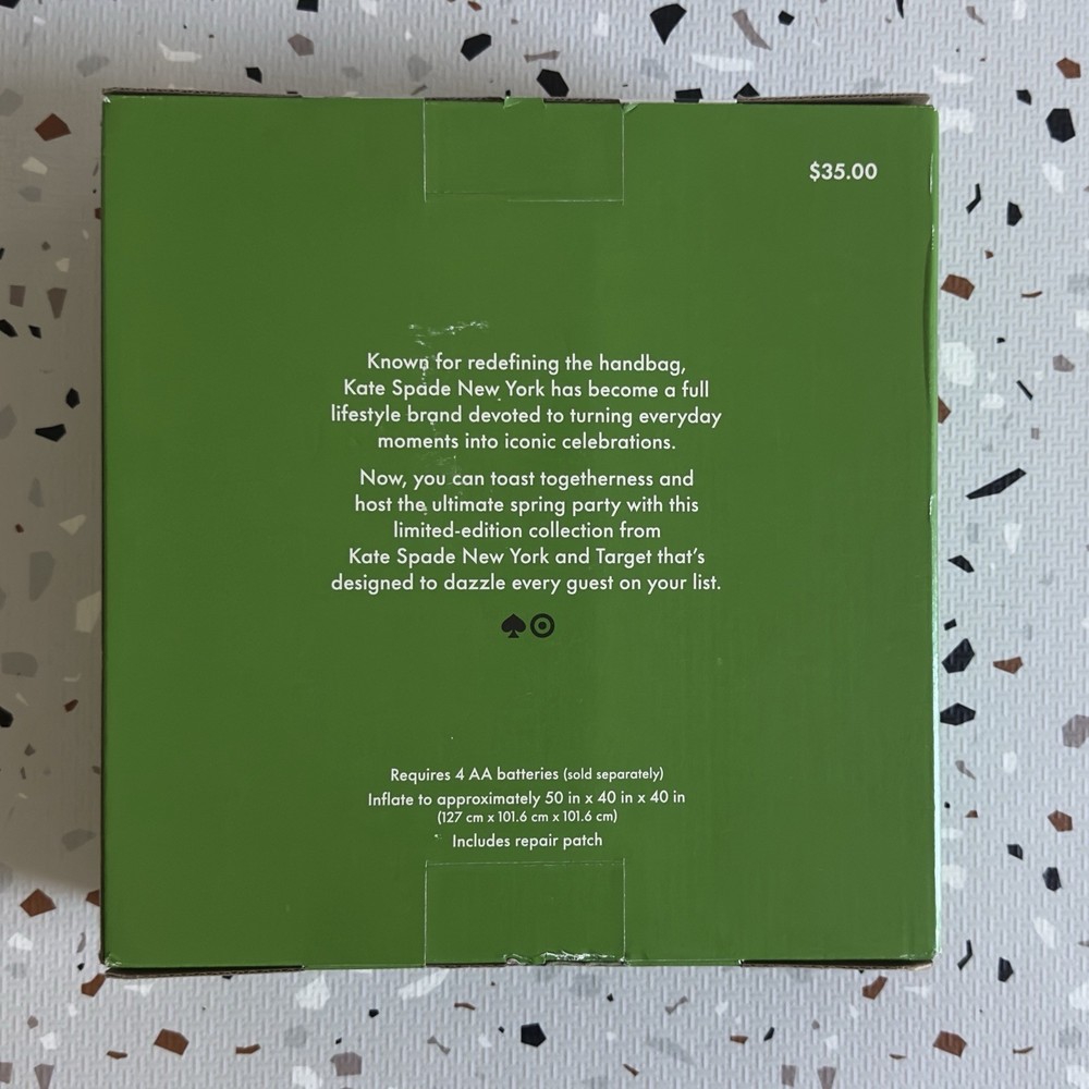 Kate Spade x Target Strawberry Light-Up Inflatable Décor Floatie