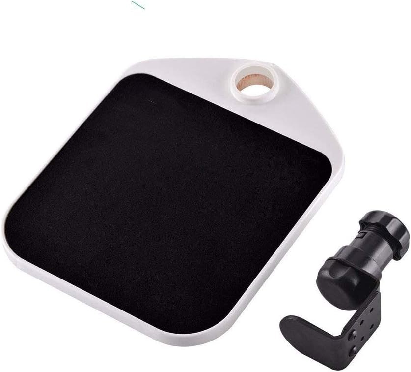 Mouse Platform Clamp On Under Desk Adjustable Mouse Tray Mount Swivel De