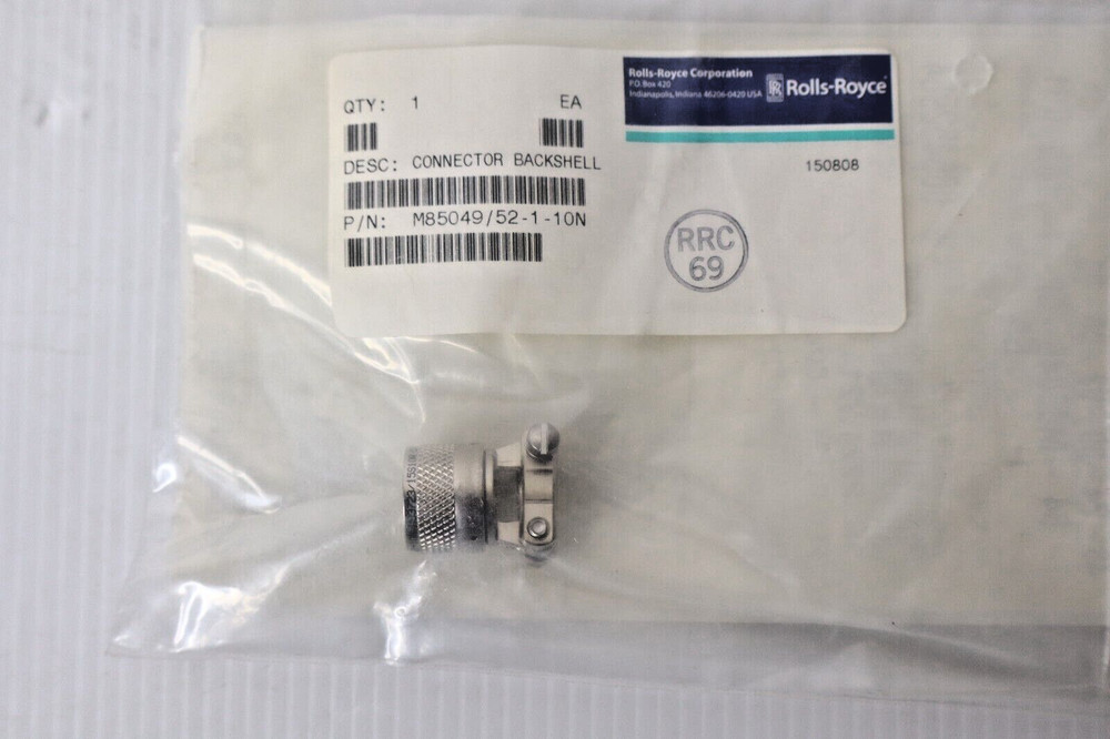 M85049/52-1-10N Backshell Connector NEW