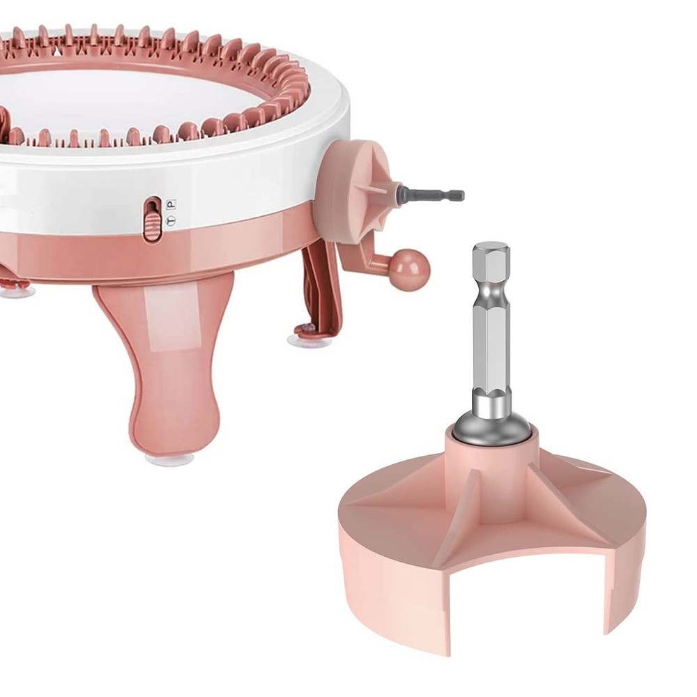 Knitting Machine Adapter,Quick Knit Machine Attachment with Power Screwdriver...