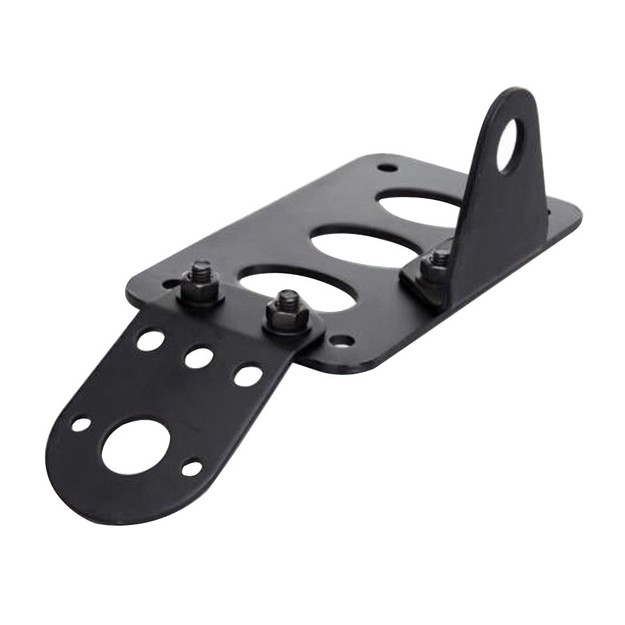 Motorcycle Side Mount License Plate Bracket Holder For Harley Touring Road King