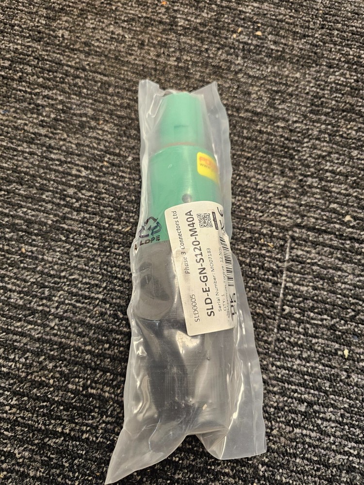 P3Connectors Powersafe SLD-E-GN-S120-M40A Single Pole Connection Drain Connector