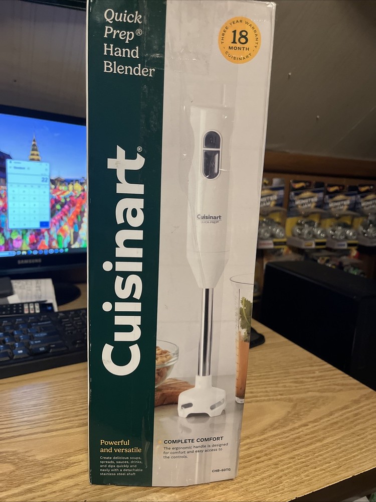 Cuisinart CSB-175 Smart Stick Hand Blender - White ( Never Used)