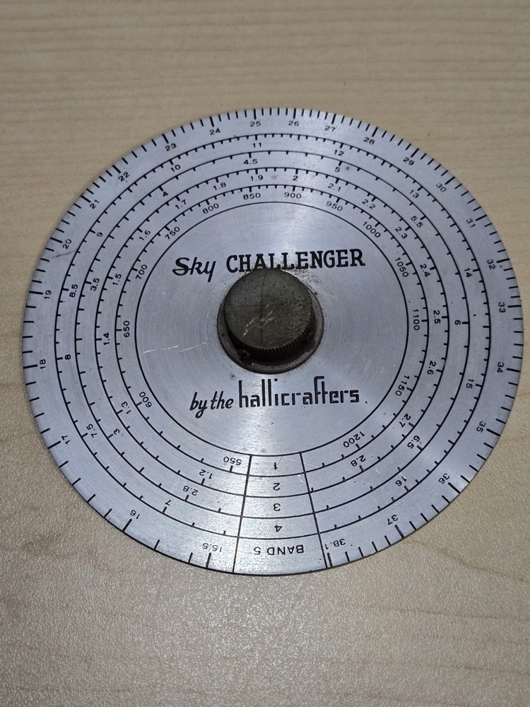 Hallicrafters SX 15 Sky Challenger Tuning Dial Reciever Replacement Part