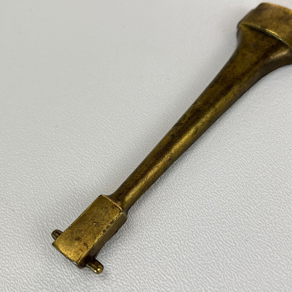 Solid Brass Replacement Door Knocker Strike Bar MidCentury 4.5" Door Hardware
