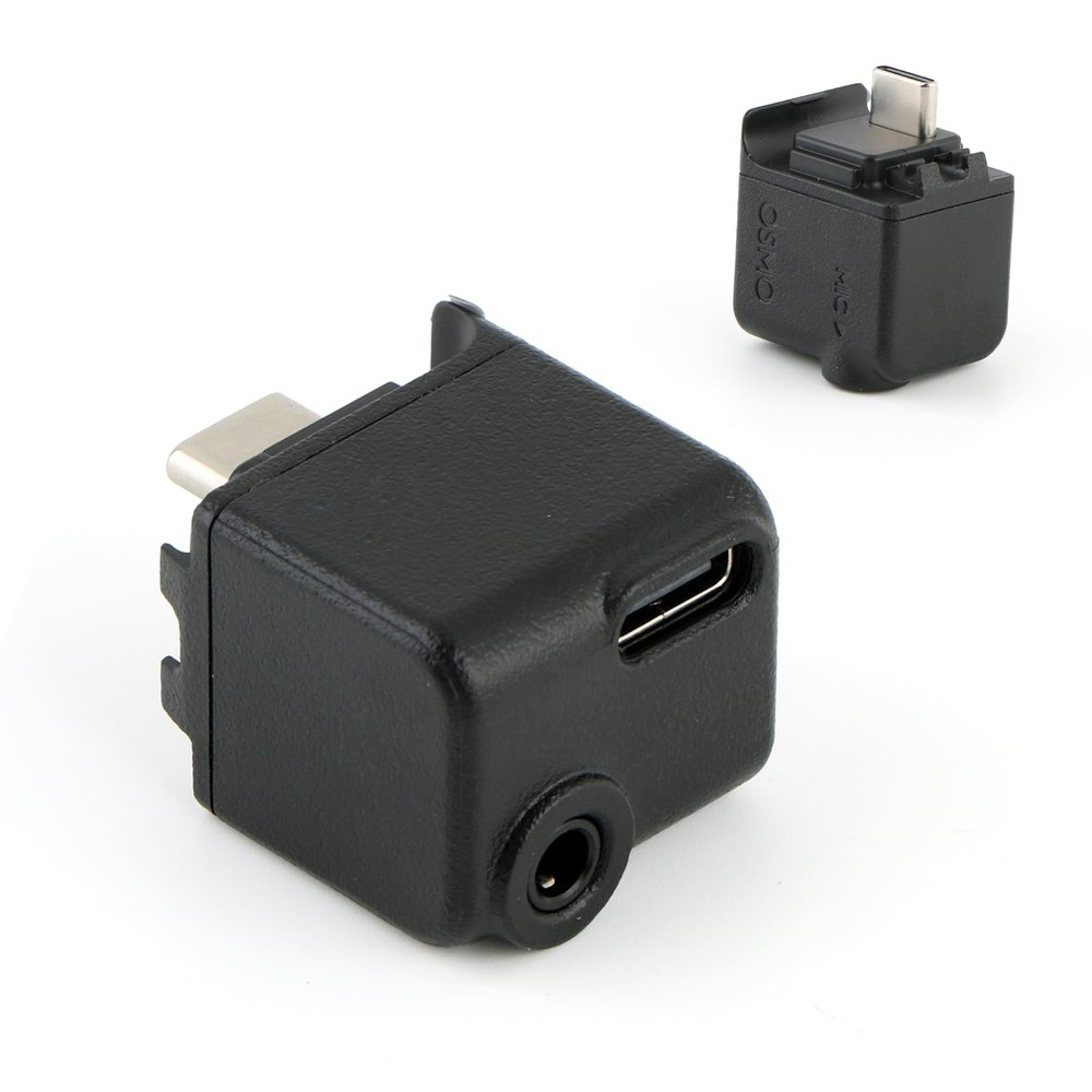 3.5mm Audio Adapter for DJI Osmo Action 5Pro Mic Black