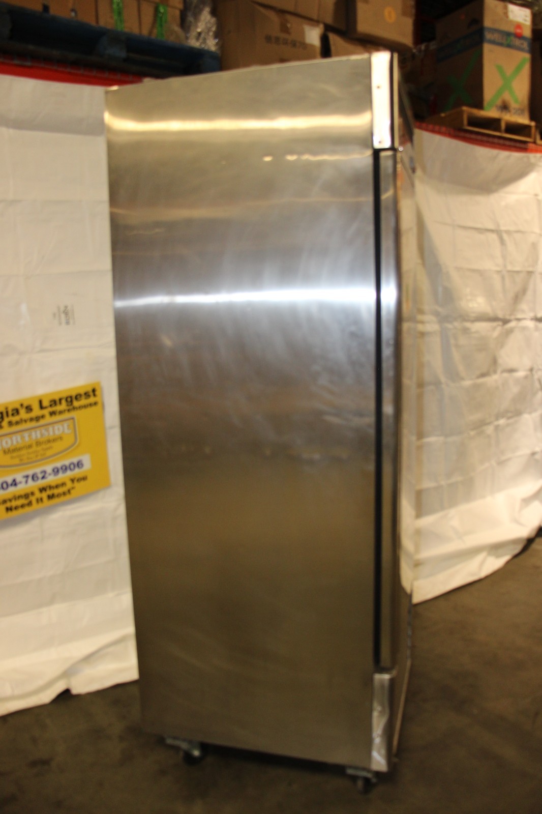 US REFRIDGERATION FREEZER COMMERCIAL SINGLE DOOR REACH IN USBV-24F, Used, Clean