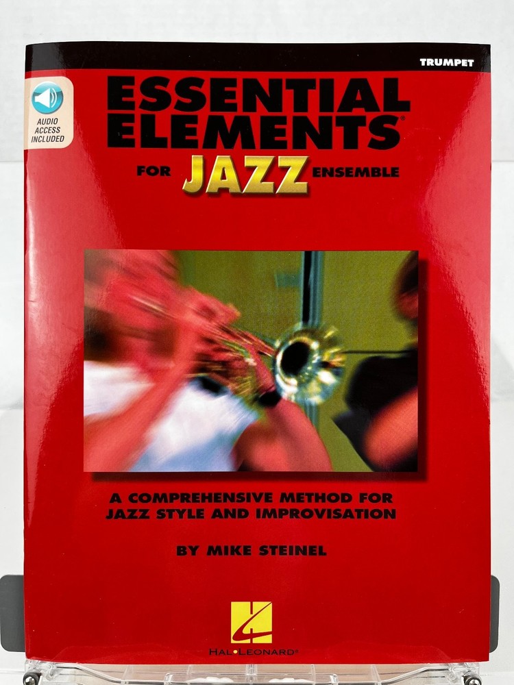 Trumpet Essential Elements for Jazz Ensemble Hal Leonard Book Audio EN