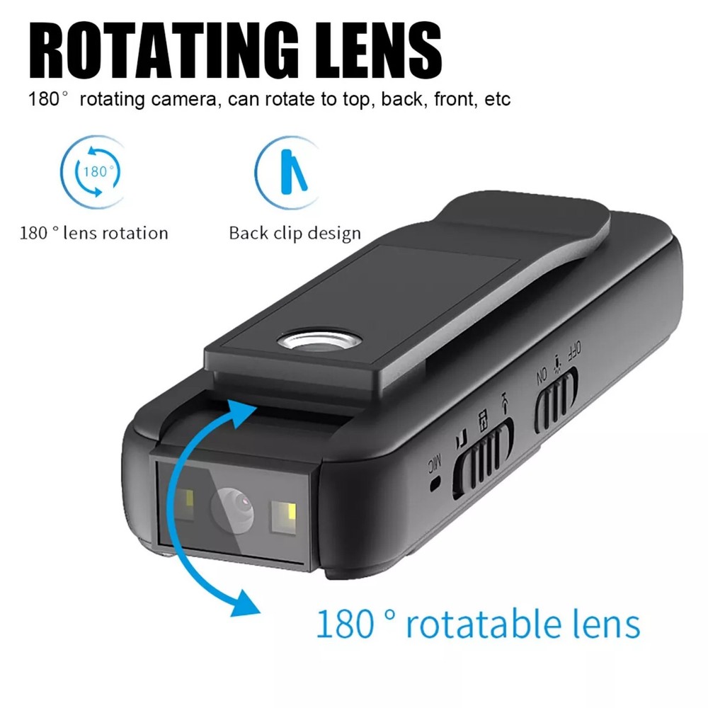 1PC Mini 1080P HD Camera Multifunctional Installation For Outdoor Recording