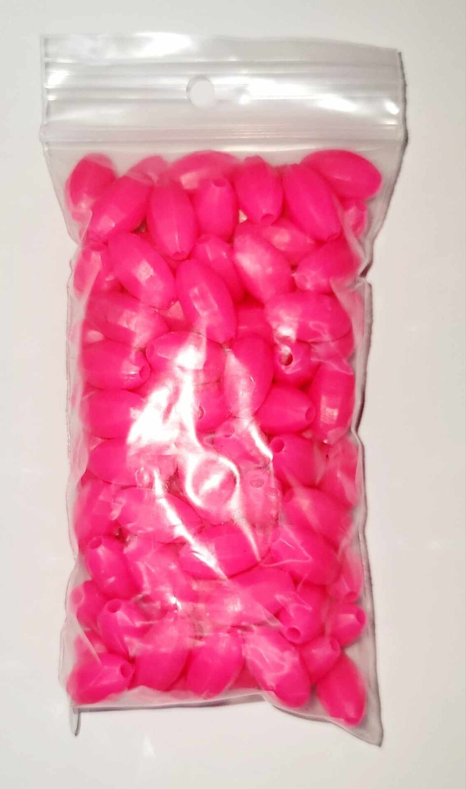 Glow Beads Luminous attractor fishing soft oval floating beads 24-pack