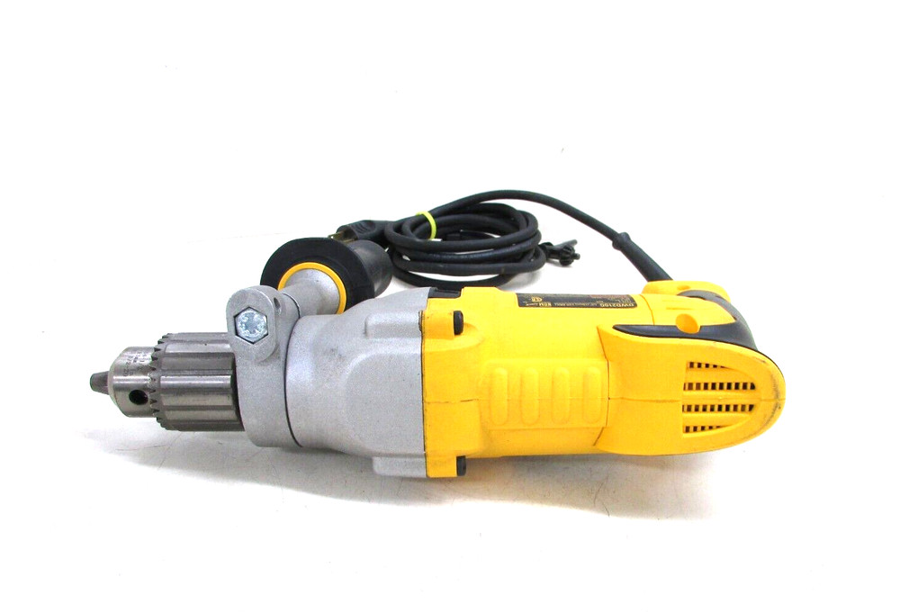 DEWALT TOOLS 1/2” ELECTRIC VSR DRILL, DWD210G, WITH CHUCK KEY & SIDE HANDLE