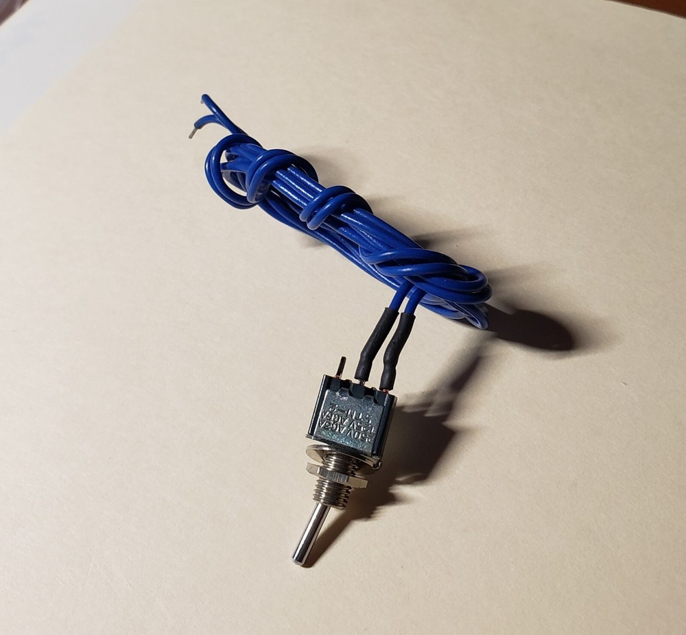 🌌MINI-TOGGLE SWITCH⚡On/Off🚨Valet or Programming for CAR ALARM System 24" Lead